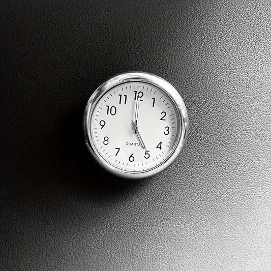 Mini Quartz Analog Car Dashboard Clock