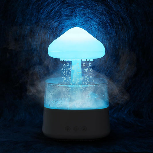 Rain Cloud Humidifier Water Drip with Adjustable LED Lights