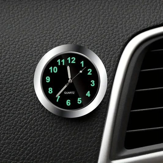 Mini Quartz Analog Car Dashboard Clock