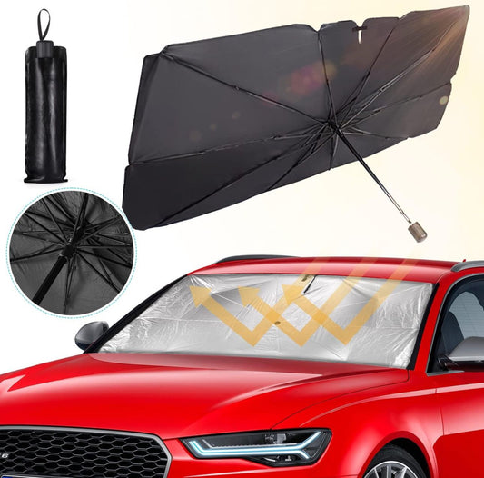 Car Sun Shade Foldable Umbrella Front Window Cover